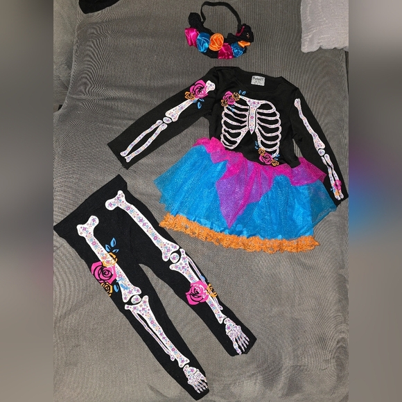 SPIRIT Baby Sweet Skeleton Day of the Dead Halloween Costume 12-18 M 12 18 Month - Picture 5 of 14